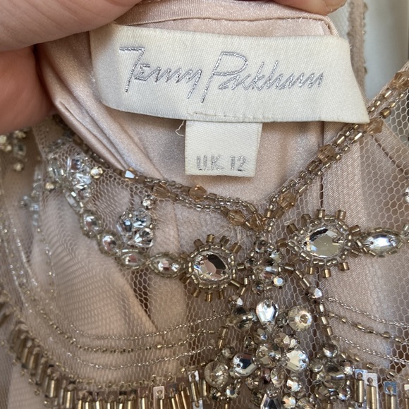 Jenny Packham Marion dress in Magnolia, UK 12 - Picture 5 of 11